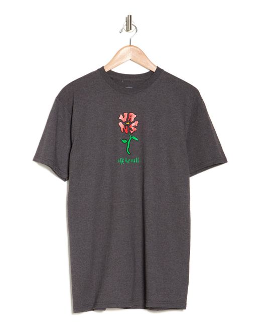 Vans Gray Dancing Flowers Graphic T-shirt for men