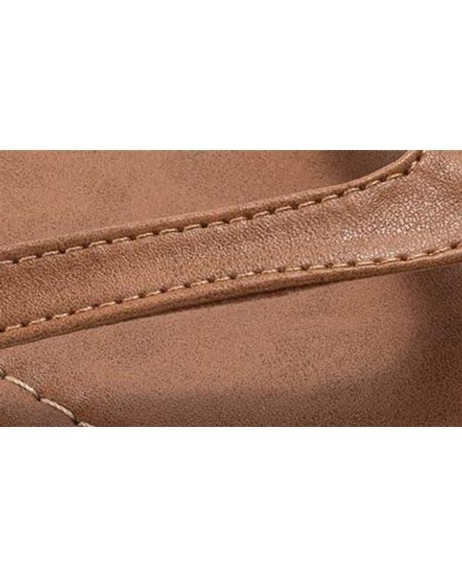 Bebe Brown Charm Thong Sandal