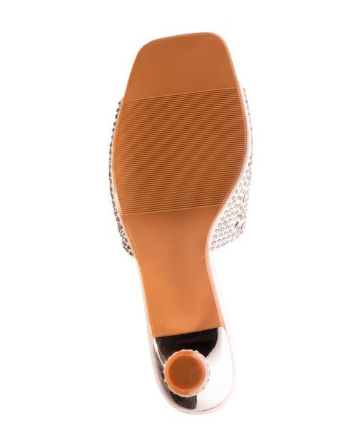Lady Couture White Rhinestone Laser Cut Sandal