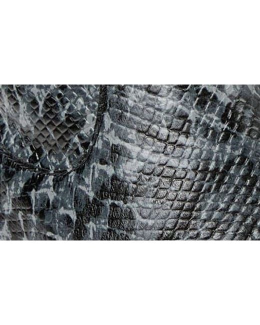CAMPERLAB Black Lab Vamonos Snakeskin Embossed Boot