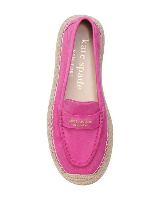 Kate Spade Pink Eastwell Espadrille Flat