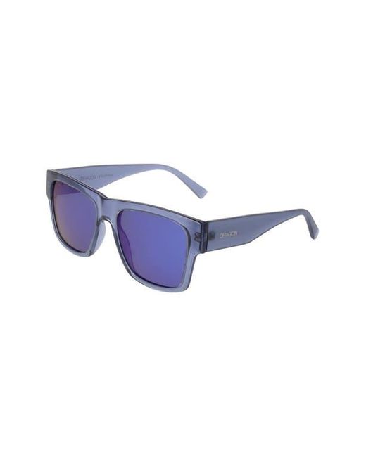 Dragon Blue 56Mm Square Sunglasses