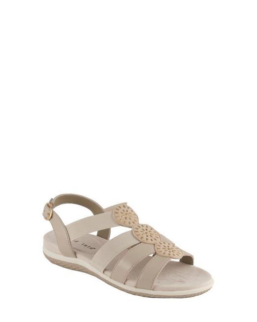 David Tate Multicolor Quilt Slingback Sandal