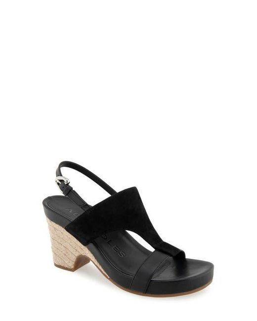 Aerosoles Black Mackenzie Slingback Sandal