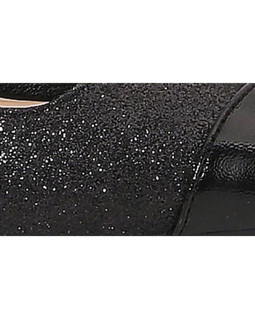 Lady Couture Black Saphire Pointed Toe Slingback Pump