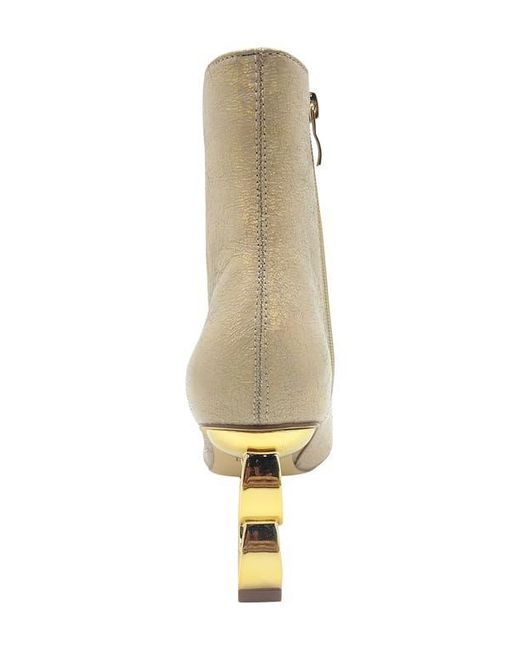 Ninety Union White Roxy Pebbled Ankle Boot