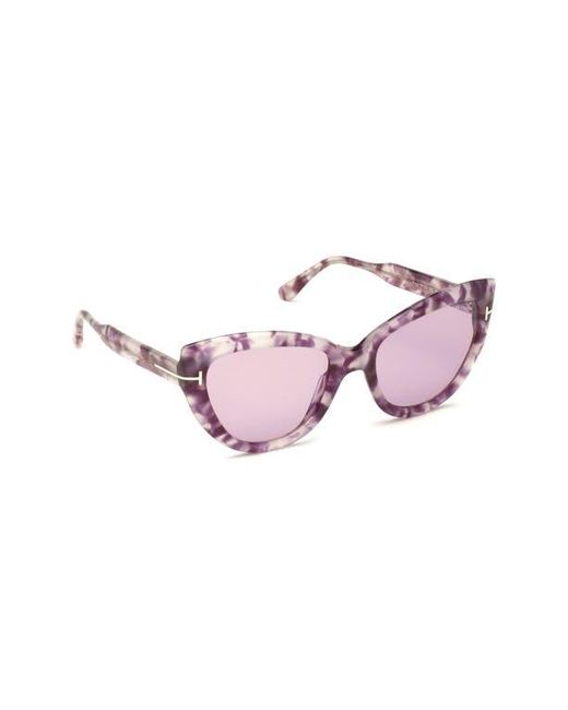 Tom Ford 55mm deals Purple Cats Eye Women's Sunglasses