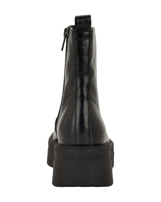 Calvin Klein Black Rivin Platform Bootie