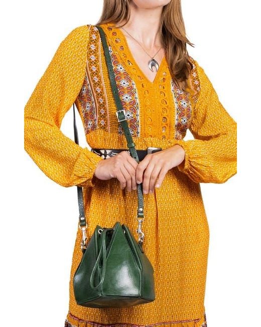 Old Trend Prism Convertible Bucket Bag in Green | Lyst