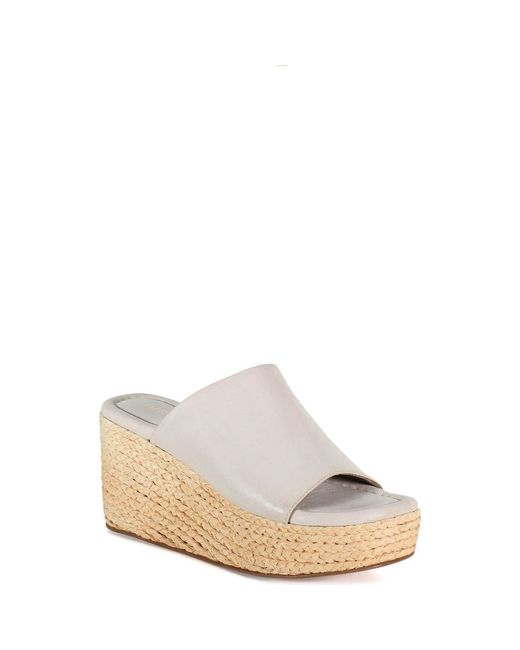Diba True White Go Getter Espadrille Platform Wedge Sandal