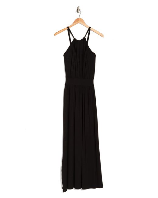 Go Couture Black Maxi Halter Dress