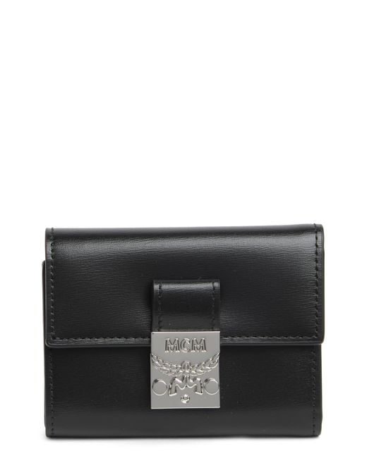 MCM Black Tracy Leather Wallet for men