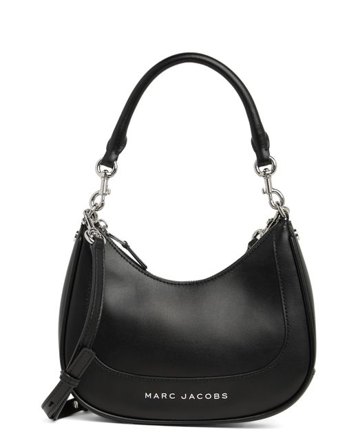Marc Jacobs Black Small Leather Hobo Bag