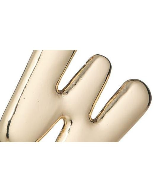 Leith Metallic Bubble Initial Bag Charm