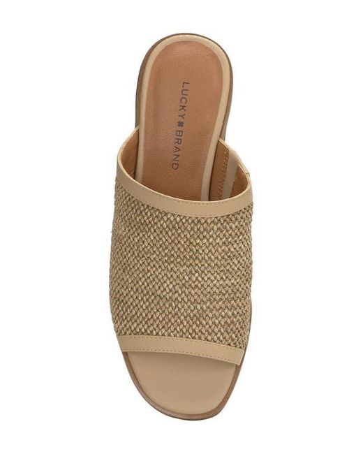 Lucky Brand Lenira Slide Sandal in Brown Lyst