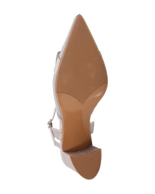 Lady Couture White Bianca Slingback Pump