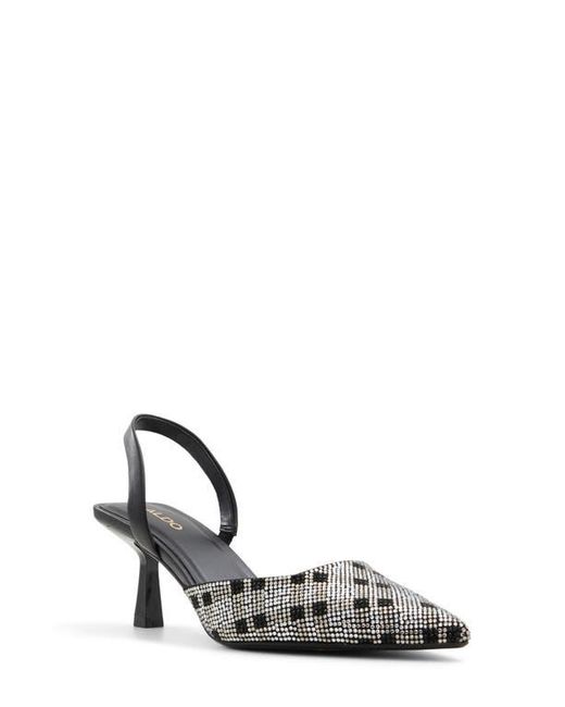 ALDO White Brizza Slingback Pointed Toe Pump
