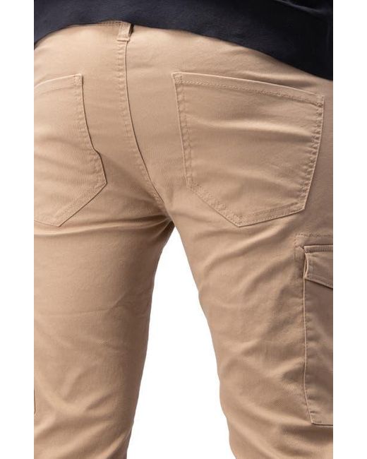 Xray Jeans Natural Stretch Twill Cargo Chino Pants for men