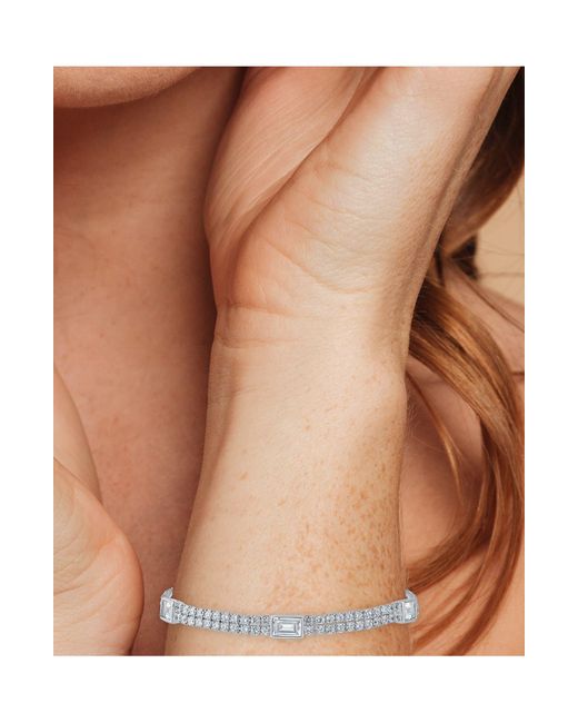 Kenneth jay lane on sale cz tennis bracelet