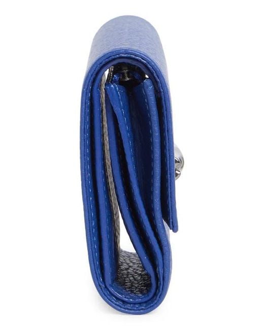 Longchamp Blue Essential Compact Wallet for men