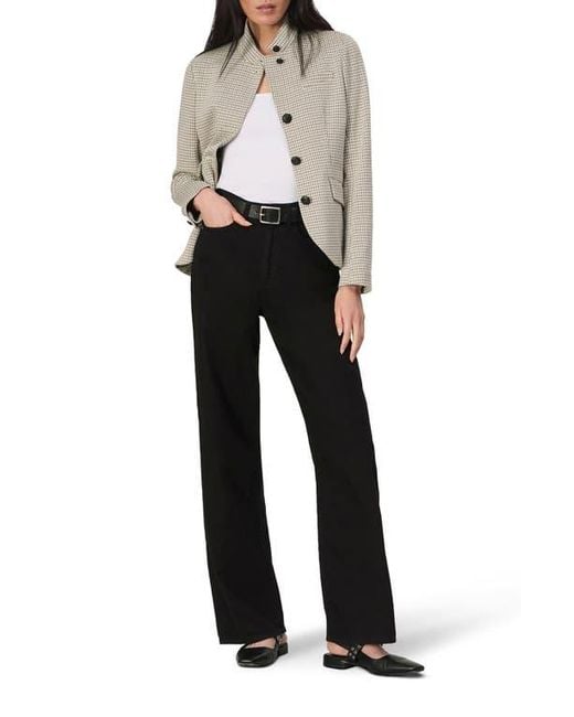 Rag & Bone Natural Slade Houndstooth Blazer