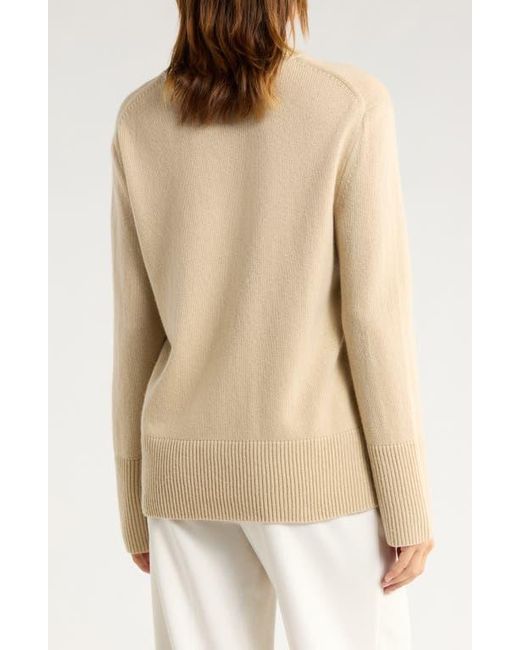 Vince Natural Crewneck Wool & Cashmere Sweater