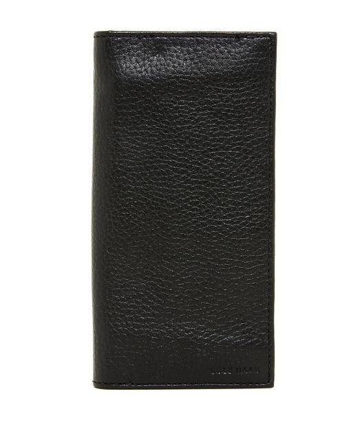 Cole Haan Black Breast Pocket Leather Wallet for men
