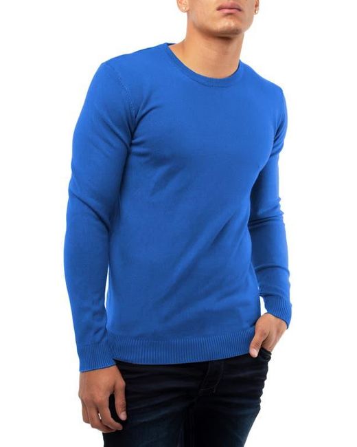 Xray Jeans Blue Crewneck Knit Sweater for men
