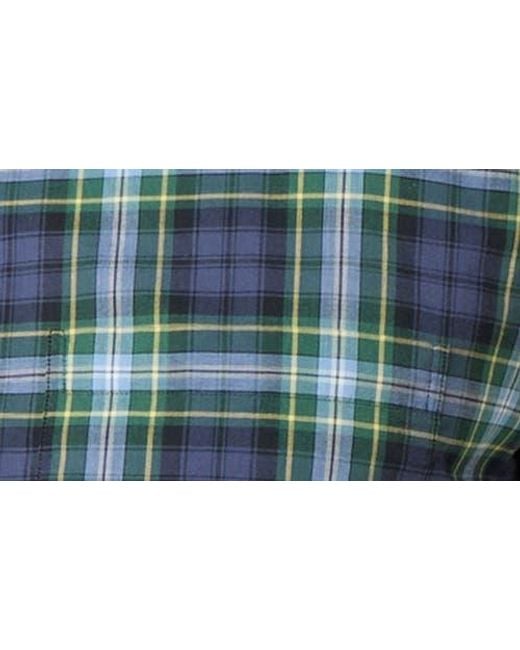 Sid Mashburn Blue Slim Fit Button-Down Shirt for men