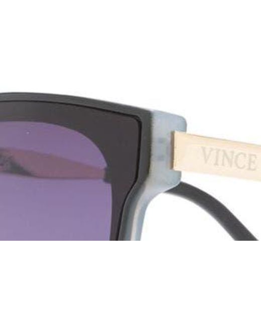 Vince Camuto Purple Two-tone Square Sunglasses