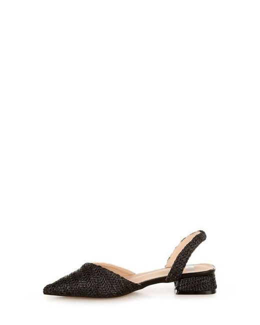 Rag & Co Black Kinjay Slingback Pump