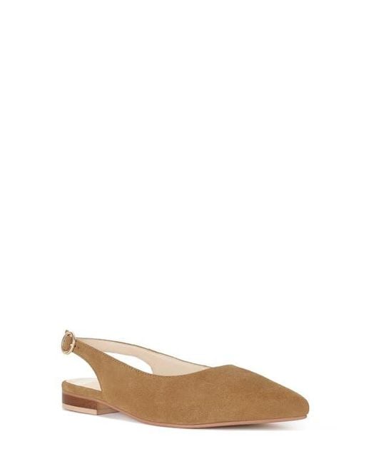 Rag & Co Natural Hocane Slingback Flat