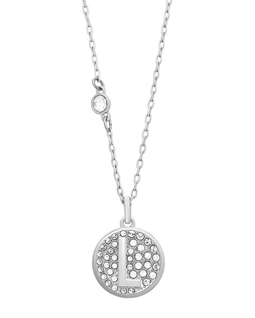 Swarovski Rhodium Plated Pave Crystal 