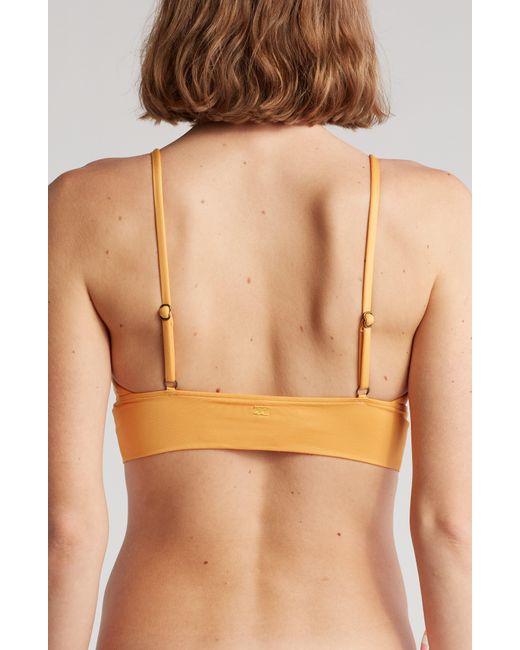 Billabong Multicolor Strappy Longline Bikini Top