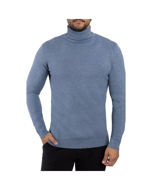 Xray Jeans Blue Turtleneck Pullover Sweater for men