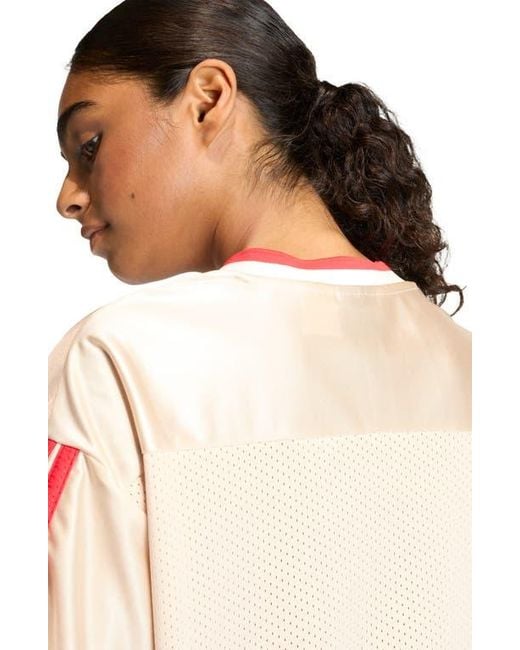 Adidas Red Stadium Mesh T-Shirt