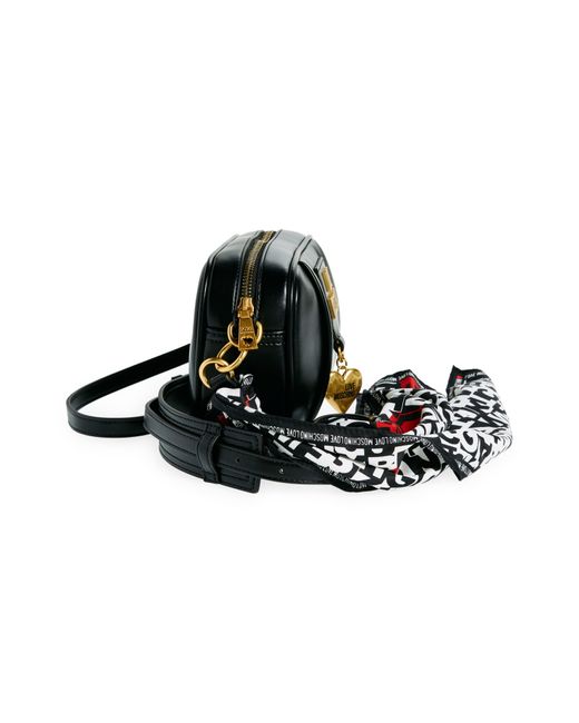 Love Moschino Black Borsa Nero Faux Leather Camera Bag