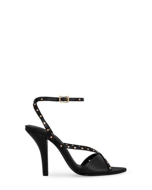 Rebecca Minkoff Black Studded Ankle Strap Sandal