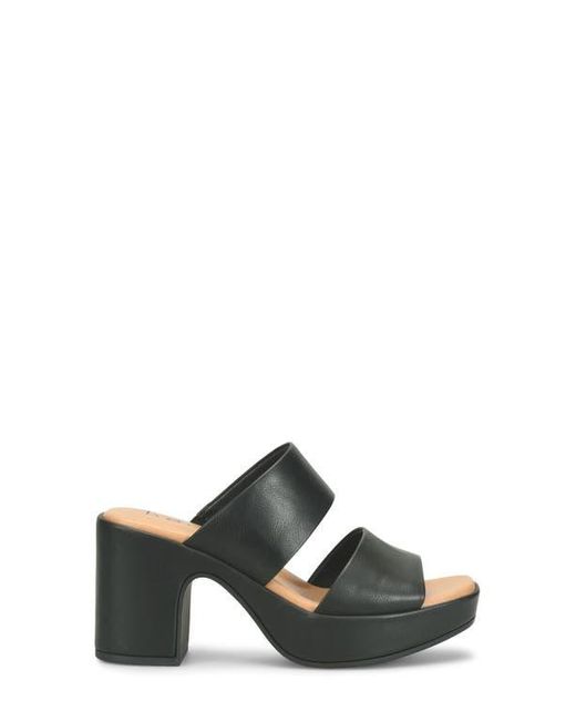 B O C BY BØRN Black Leanna Platform Slide Sandal