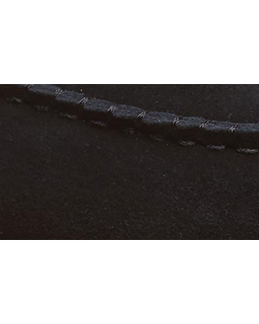 BEARPAW Black Brian Suede Faux Fur Wool Blend Lined Slipper for men