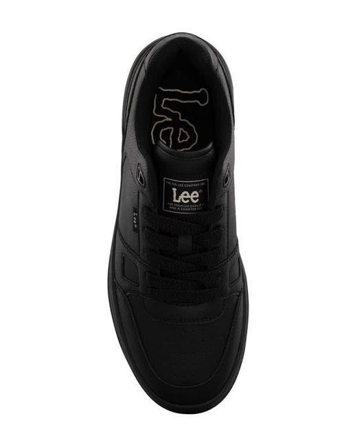 Lee Jeans Black Cortland Low Top Sneaker for men