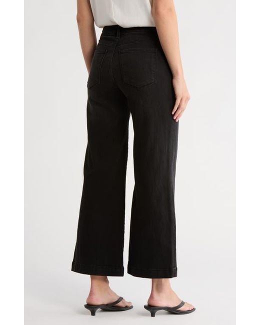 Kut From The Kloth Black Ariana High Waist Wide Leg Jeans