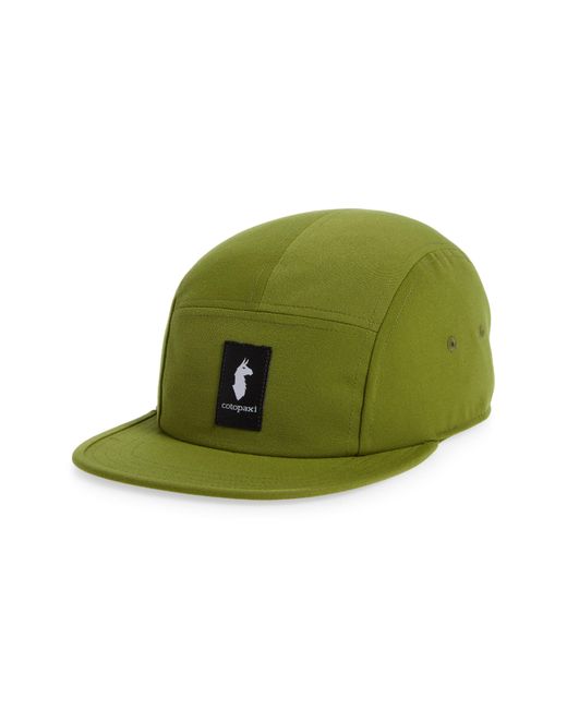 COTOPAXI Green Cada Recycled Five Panel Hat for men