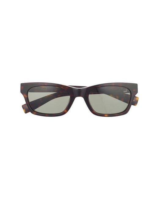 Dunhill Gray 53Mm Rectangular Sunglasses for men
