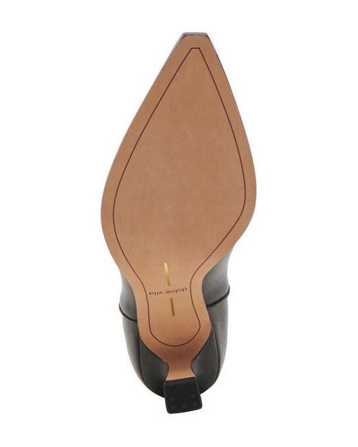 Dolce Vita Black Angel Pointed Toe Western Boot