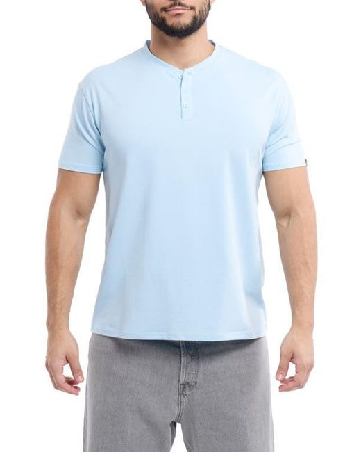 Xray Jeans Blue Short Sleeve Henley for men