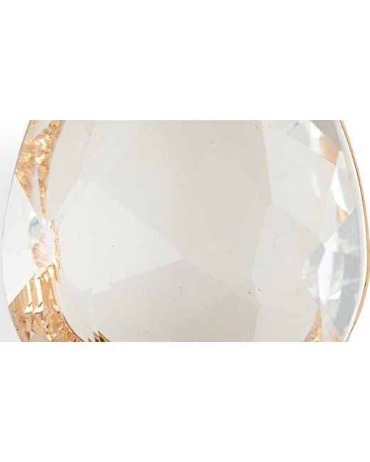 Nordstrom White Double Drop Crystal Earrings