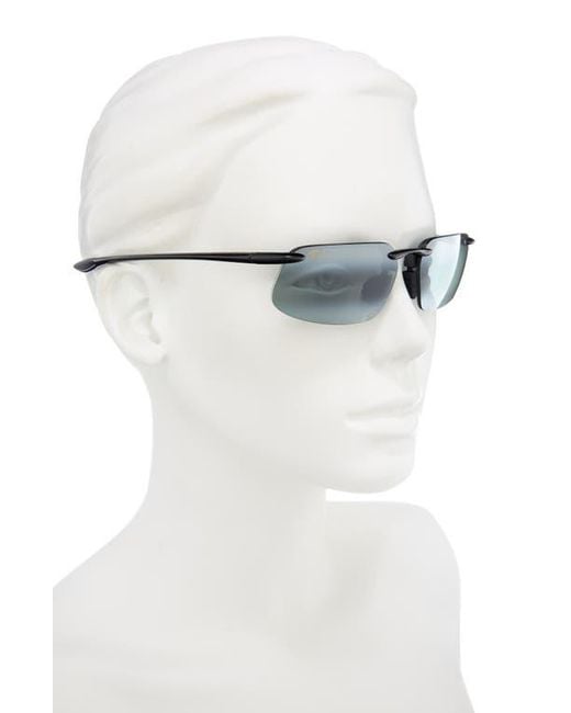Maui Jim Blue Polarized Rectangular Sunglasses