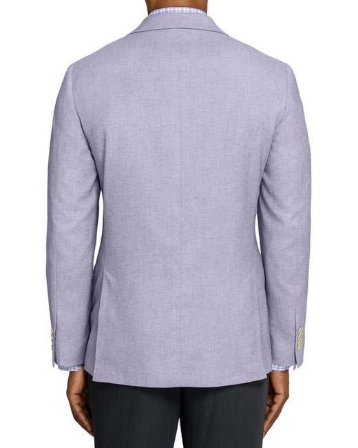 Con.struct Purple Solid Lino Sport Coat for men