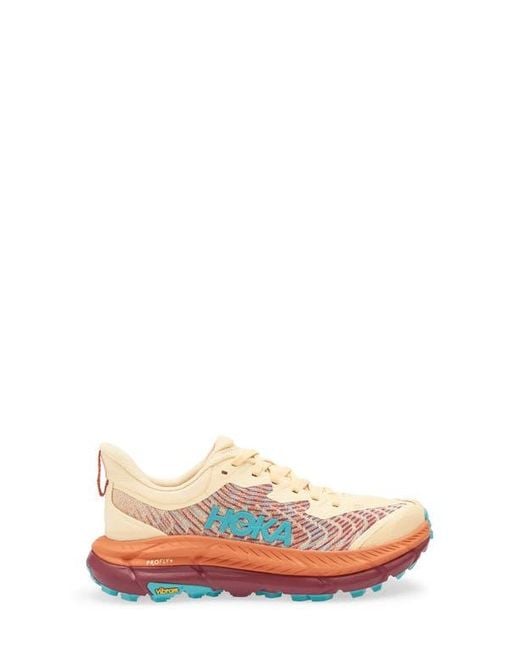 Hoka One One Pink Mafate Speed 4 Trail Running Shoe